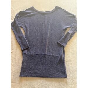 éloges Women's XL Blue Long Sleeve‎ Tunic Top Casual Comfy Blouse